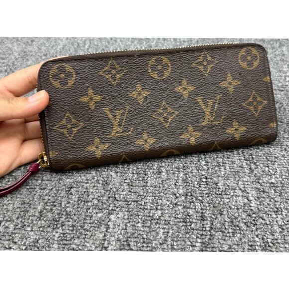 Louis Vuitton Clemence Brown Monogram Canvas Wallet 375-082025 - Picture 2 of 8